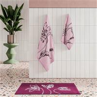 Ted Baker Tulip Bath Mat, Dusky Rose