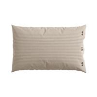 Bedeck of Belfast Umma Standard Pillowcase Pair, Charcoal & Gold