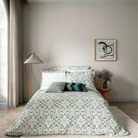 Bedeck of Belfast Hallie Duvet Set, Single, Celadon