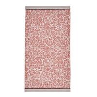 Bedeck of Belfast Celina Geometric Tile Bath Towel, Coral