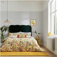 Budding Brights By Helena Springfield Penny Duvet Set, Double, Mango