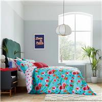 Budding Brights By Helena Springfield Rosie Duvet Set, King, Turquoise
