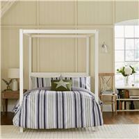 Long Island By Helena Springfield Beach House Stripe Duvet Set, Double, Green