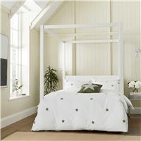 Long Island By Helena Springfield Tufted Star Duvet Set, King, Green
