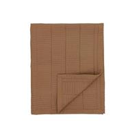Bedeck of Belfast Zenda Throw, Charcoal & Tan