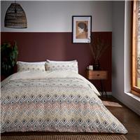Loft Living by Helena Springfield Tanza Duvet Set, Single, Charcoal