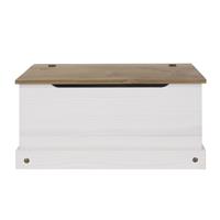 Casa Connor Storage Trunk, White