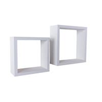Core Products Hudson 2 Cube Shelf Kit, 25cm, Matt White