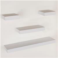 Core Products Hudson Narrow 4 Shelf Kit, Matt White