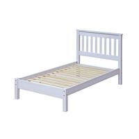 Casa Connor Bed Frame, Single, White