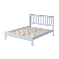 Casa Connor Bed Frame, Double, White
