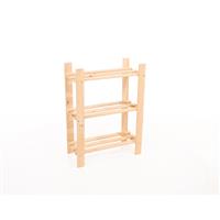 Core Products 3 Shelf Slatted Storage Unit, 60cm