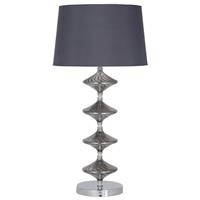 Pacific Lifestyle Gabby Glass Table Lamp, Grey