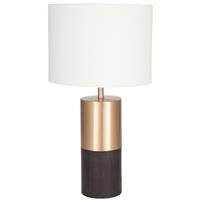 Pacific Lifestyle Etosha Table Lamp, Dark Wood