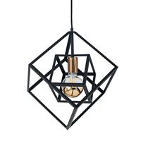 Pacific Lifestyle Alessio Two Cube Ceiling Light, Matt Black