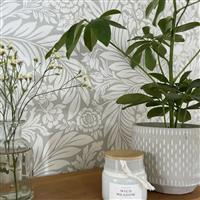 Belgravia Florence Grey Wallpaper, Grey