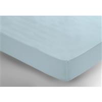 Belledorm 200 Thread Count Fitted Sheet, King, Duck Egg