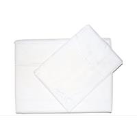 Belledorm 400 Thread Count Egyptian Cotton Flat Sheet, Single, White
