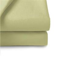 Belledorm 200 Thread Count Flat Sheet, King, Olive