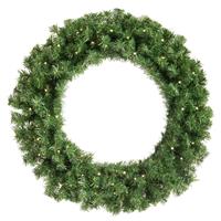 Festive 60 Lights LED Wreath