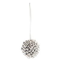 Festive Berry Cluster Bauble, Silver