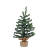 Festive Mini Tree with Burlap Base, 90cm