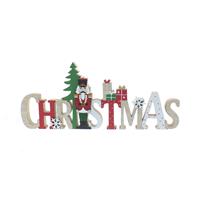 Festive Christmas Wooden Sign Decoration