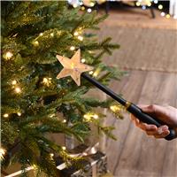 Festive Remote Control Magic Wand, White