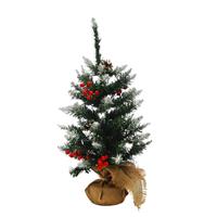 Festive Prelit Berry & Cone Table Top Tree, 60cm