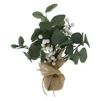 Festive Eucalyptus Table Top Tree, 31cm