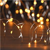 Festive 100 Multifunction Dewdrop Lights, Warm White