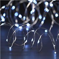 Festive 100 Multifunction Dewdrop Lights, White