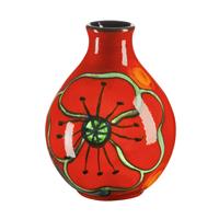 Poole Pottery Poppy Field Bud Vase, 12cm