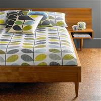 Orla Kiely Scribble Stem Duvet Cover, King, Seagrass