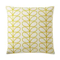 Orla Kiely Small Linear Stem Cushion, Sunflower