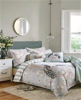 Laura Ashley Belvedere Duvet Set, Double, Duck Egg