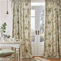 Laura Ashley Gosford Curtains, 223 x 228cm, Sage