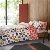 Orla Kiely Cut Stem Duvet Set Super King, Paprika