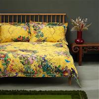 Timorous Beasties Bloomsbury Garden Oxford Pillowcase Pair, Cadmium