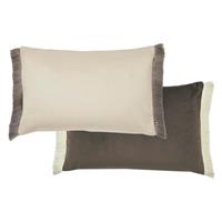 Graham & Brown Fringe Opulence Cushion, Chocolate