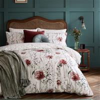 Laura Ashley Pallington Bloom Duvet Set, Single, Ruby