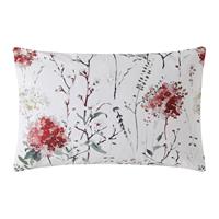 Laura Ashley Pallington Bloom Pillowcase Pair, Ruby