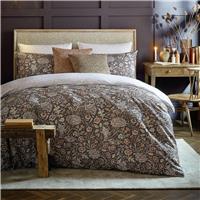 William Morris At Home Double Bough Duvet Set, Single, Heather