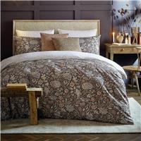 William Morris At Home Double Bough Duvet Set, King, Heather