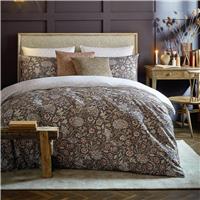 William Morris At Home Double Bough Duvet Set, Super King, Heather