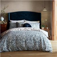 William Morris At Home Sunflower Duvet Set, King, Ink