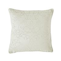 William Morris At Home Strawberry Thief Embossed Cushion, 50x50cm, Oyster