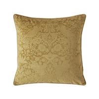 William Morris At Home Strawberry Thief Embossed Cushion, 50x50cm, Cider