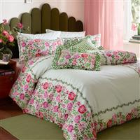 Cath Kidston Dolly Rose Duvet Set, Double, Sage