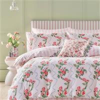 Cath Kidston Rose Flutter Duvet Set, Single, Pink